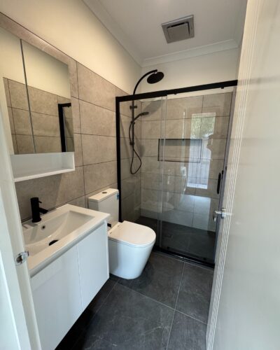 Stylish Laundry-to-Bathroom Conversion in Dandenong